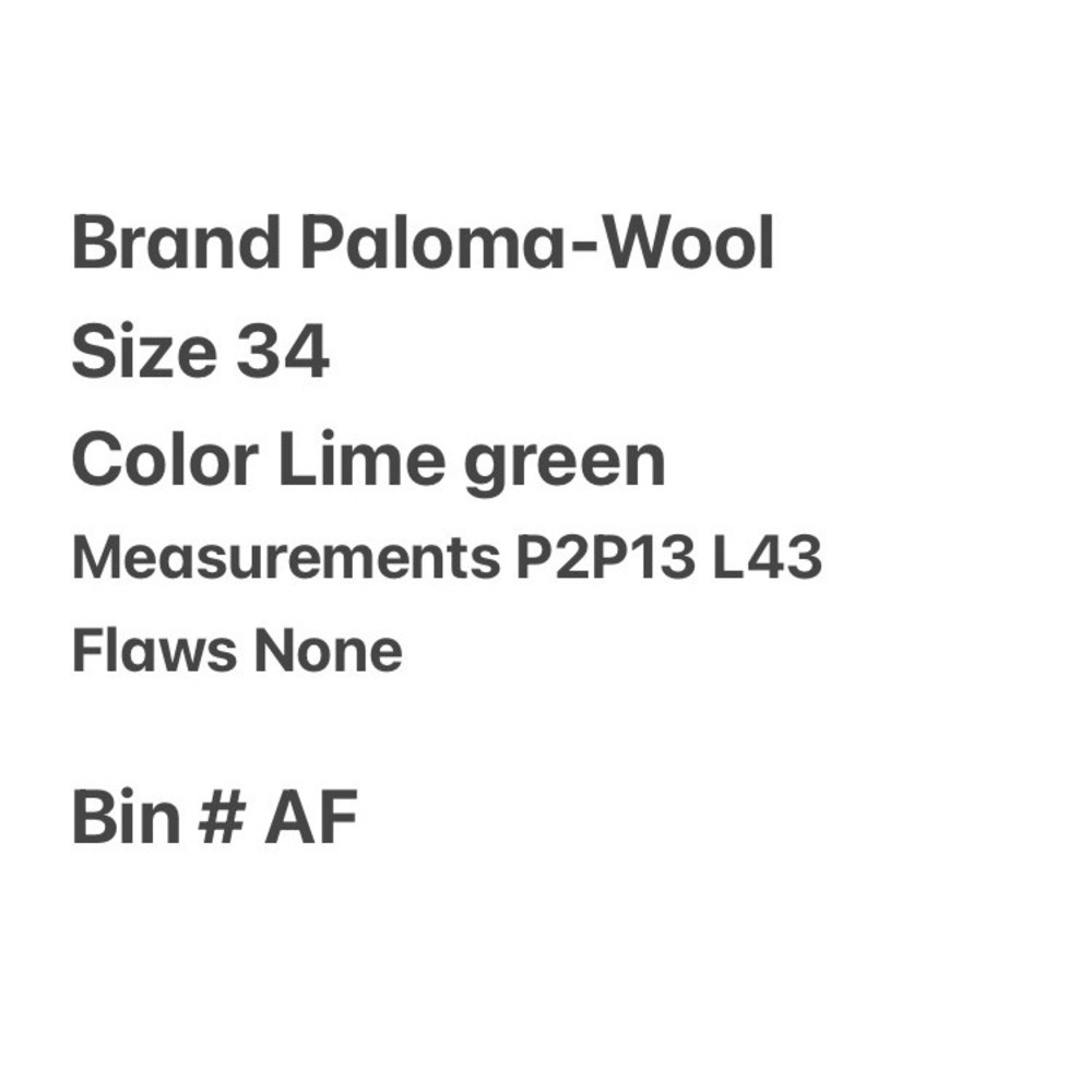 Paloma Wool Womens Short Sleeve Sheath Dress XS/34 Green Viscose Blend - Picture 8 of 8